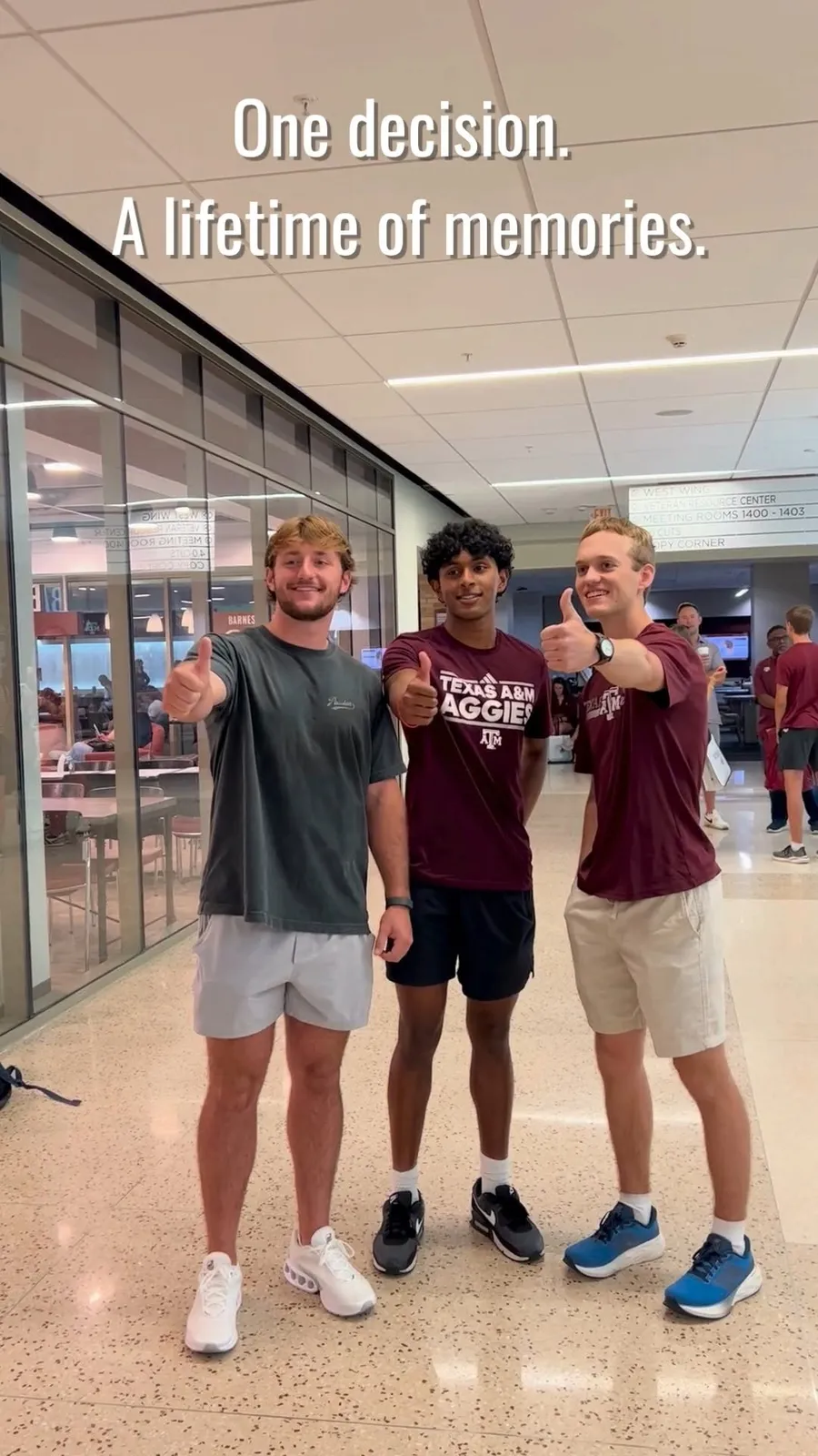 Some of life's greatest moments begin with one decision. 👍
Our undergraduate application is now open. This is more than choosing a university. It's finding a place that will challenge you, shape you and stay with you for a lifetime.
Take the first step to become an Aggie. Apply through the link in our bio.
#TAMU