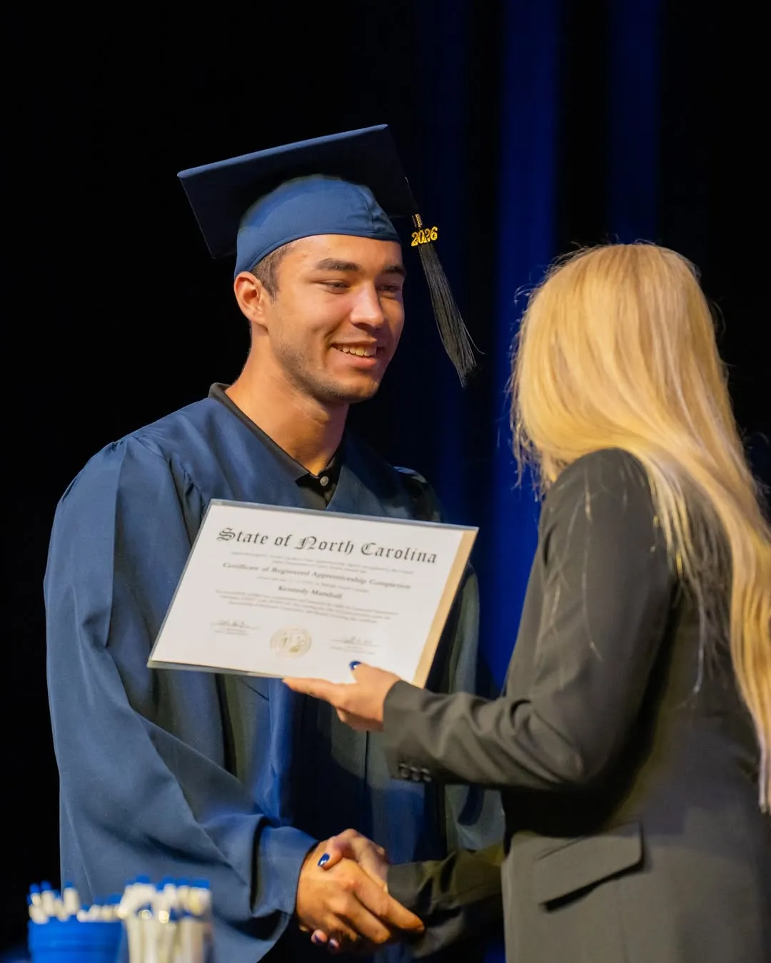 Last night was a big deal at GTCC! 🎓
 
Guilford Apprenticeship Partners (GAP) is a program where students earn a real paycheck and college credit while working side by side with local employers.
 
Last night, we cheered on our newest GAP graduates and watched a brand new group of apprentices sign with companies like ABCO Automation, Atrium Health Wake Forest Baptist-High Point, the City of Greensboro, Lincoln Financial Group, Owens-Corning, and Ziehl-Abegg.

Learn more about Guilford Apprenticeship Partners at the link in our bio.

#GTCC #GuilfordTech #MakeAmazingHappen #Apprenticeship #GAP